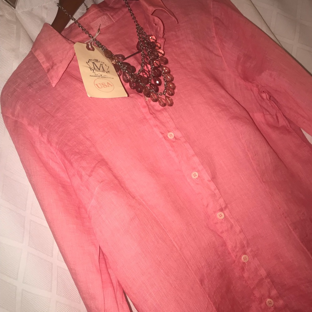 Mettler’s American Mercantile linen blouse